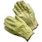 Pip Drivers Gloves, Top Grain Cowhide, Slip-On, Straight Thumb, Natural, M 68-105/M - alternate 1